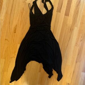 Bebe Sexy Black High/Low Dress